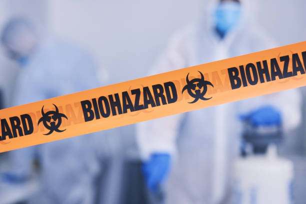 Professional Biohazard Cleanup technician working in Willard, MO
